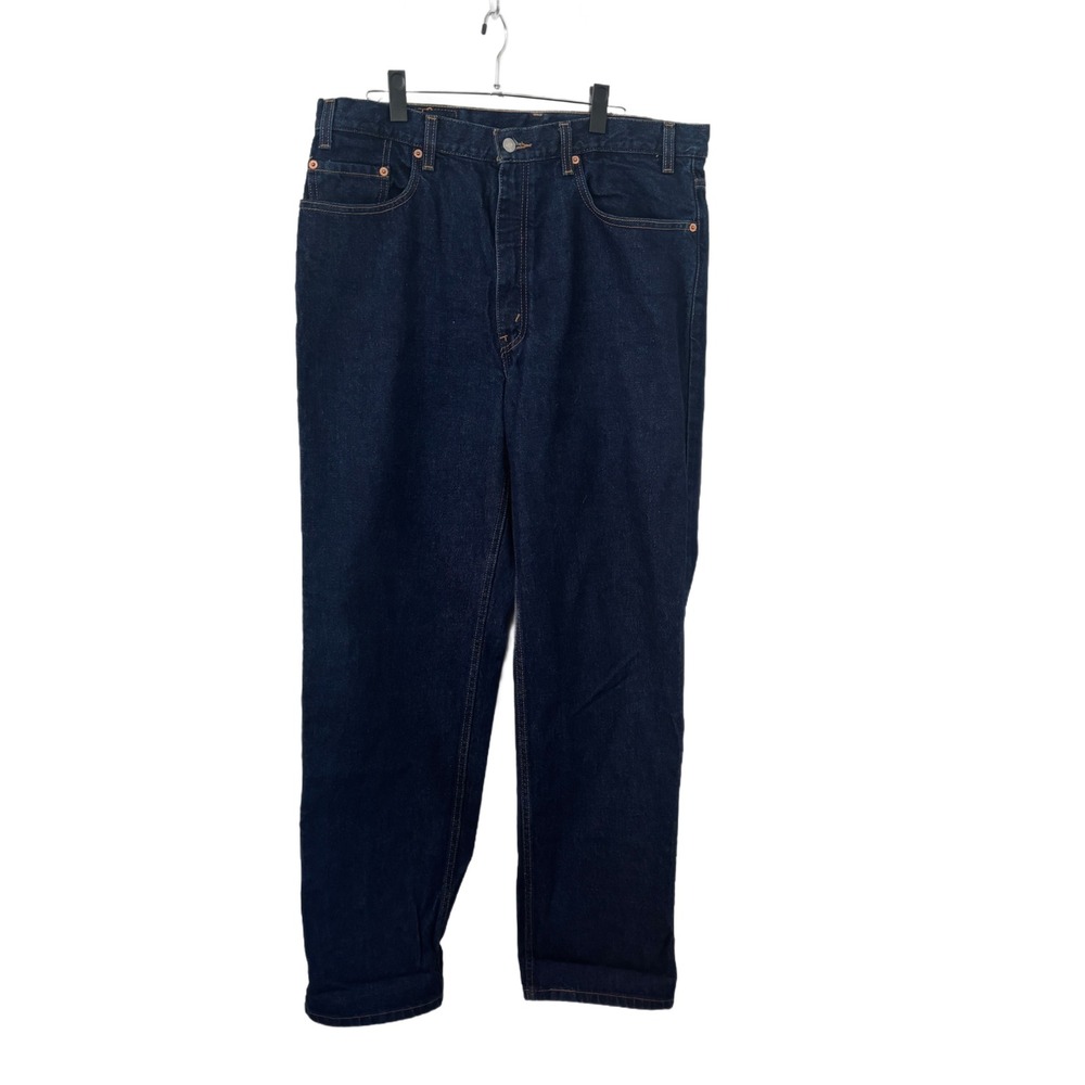 Levis 550 Relaxed Fit Jeans Mens 38x32 Dark Wash Indigo Blue Denim 100% Cotton